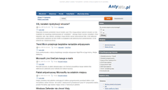 Desktop Screenshot of antywir.pl