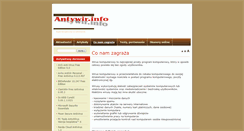 Desktop Screenshot of antywir.info