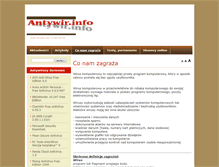 Tablet Screenshot of antywir.info